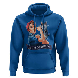 I'm With Her Kamala Hoodie Childless Cat Ladies Vote TS02 Royal Blue Print Your Wear