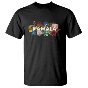 Floral Kamala 2024 T Shirt Feminine Vintage Madam President TS02 Black Print Your Wear