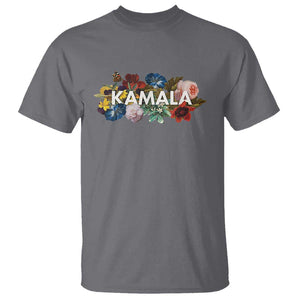 Floral Kamala 2024 T Shirt Feminine Vintage Madam President TS02 Charcoal Print Your Wear