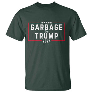 Garbage For Trump 2024 T Shirt US 47th President TS02 Dark Forest Green Print Your Wear