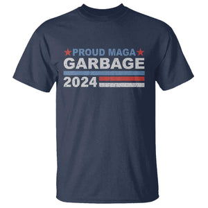 Proud Garbage 2024 T Shirt Vote Trump for President Election TS02 Navy Print Your Wear