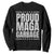 Proud Garbage 2024 Sweatshirt Vote Trump for President TS02 Black Print Your Wear