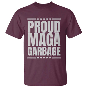 Proud Garbage 2024 T Shirt Vote Trump for President TS02 Maroon Print Your Wear