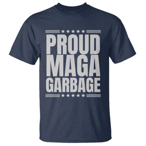 Proud Garbage 2024 T Shirt Vote Trump for President TS02 Navy Print Your Wear