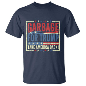 Garbage For Trump 2024 T Shirt Take America Back Presidential Election TS02 Navy Print Your Wear