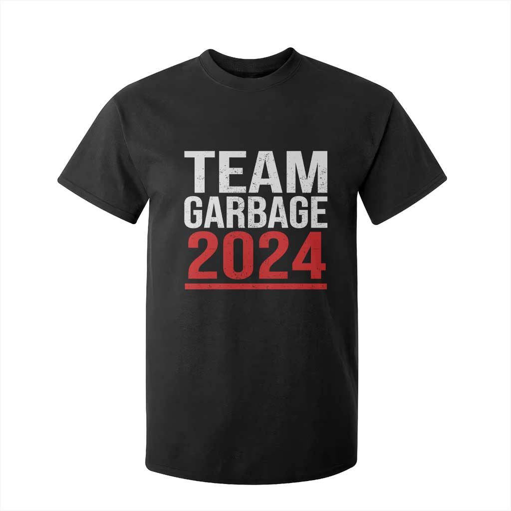 Team Garbage 2024 T Shirt For Kid For Trump 47th President TS02 Black Print Your Wear