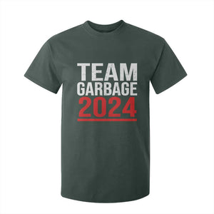 Team Garbage 2024 T Shirt For Kid For Trump 47th President TS02 Dark Forest Green Print Your Wear