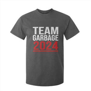 Team Garbage 2024 T Shirt For Kid For Trump 47th President TS02 Dark Heather Print Your Wear