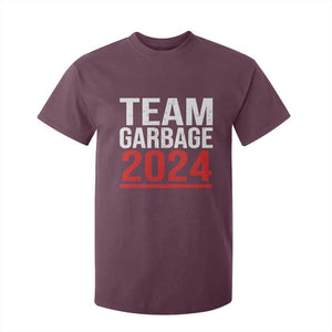 Team Garbage 2024 T Shirt For Kid For Trump 47th President TS02 Maroon Print Your Wear