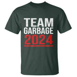 Team Garbage 2024 T Shirt For Trump 47th President TS02 Dark Forest Green Print Your Wear