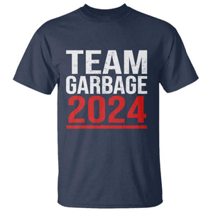 Team Garbage 2024 T Shirt For Trump 47th President TS02 Navy Print Your Wear