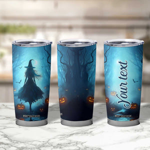 Halloween Witch Into The Woods Tumbler Cup Personalized TS04 Print Your Wear