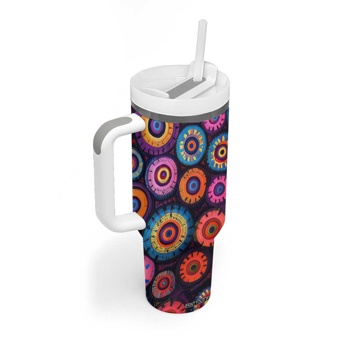 Crochet Pattern Tumbler With Handle Personalized TS04 Print Your Wear