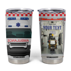 Ambulance Emergency Car Personalized Tumbler Cup TS04 Multicolor Print Your Wear