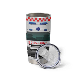 Ambulance Emergency Car Personalized Tumbler Cup TS04 Print Your Wear