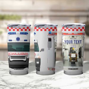 Ambulance Emergency Car Personalized Tumbler Cup TS04 Print Your Wear