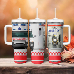 Ambulance Emergency Car Personalized Tumbler With Handle TS04 Print Your Wear