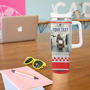 Ambulance Emergency Car Personalized Tumbler With Handle TS04 Print Your Wear