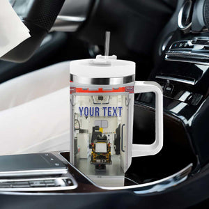 Ambulance Emergency Car Personalized Tumbler With Handle TS04 Print Your Wear