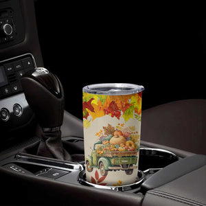 Pumpkin Truck Autumn Personalized Tumbler Cup TS04 Print Your Wear