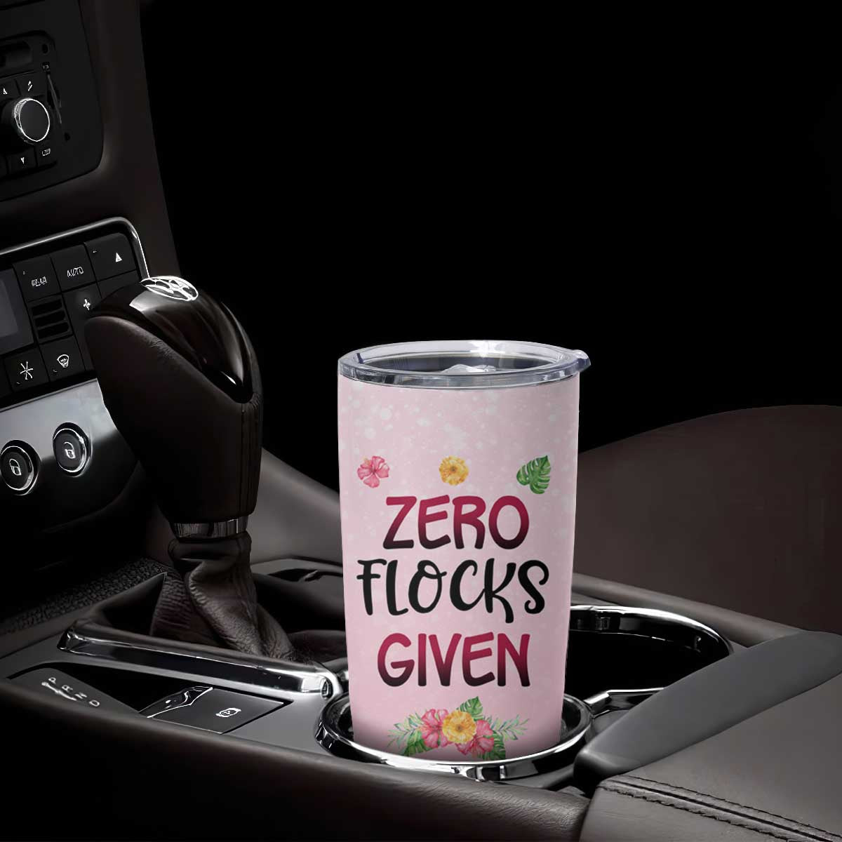 Flamingo Zero Flocks Given Tumbler Cup Personalized TS04 Print Your Wear