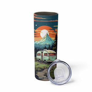 Camping Trailer Skinny Tumbler Personalized TS04 Print Your Wear