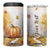 Pumpkin Autumn Leaves Personalized 4 in 1 Can Cooler Tumbler TS04 One Size: 16 oz Multicolor Print Your Wear