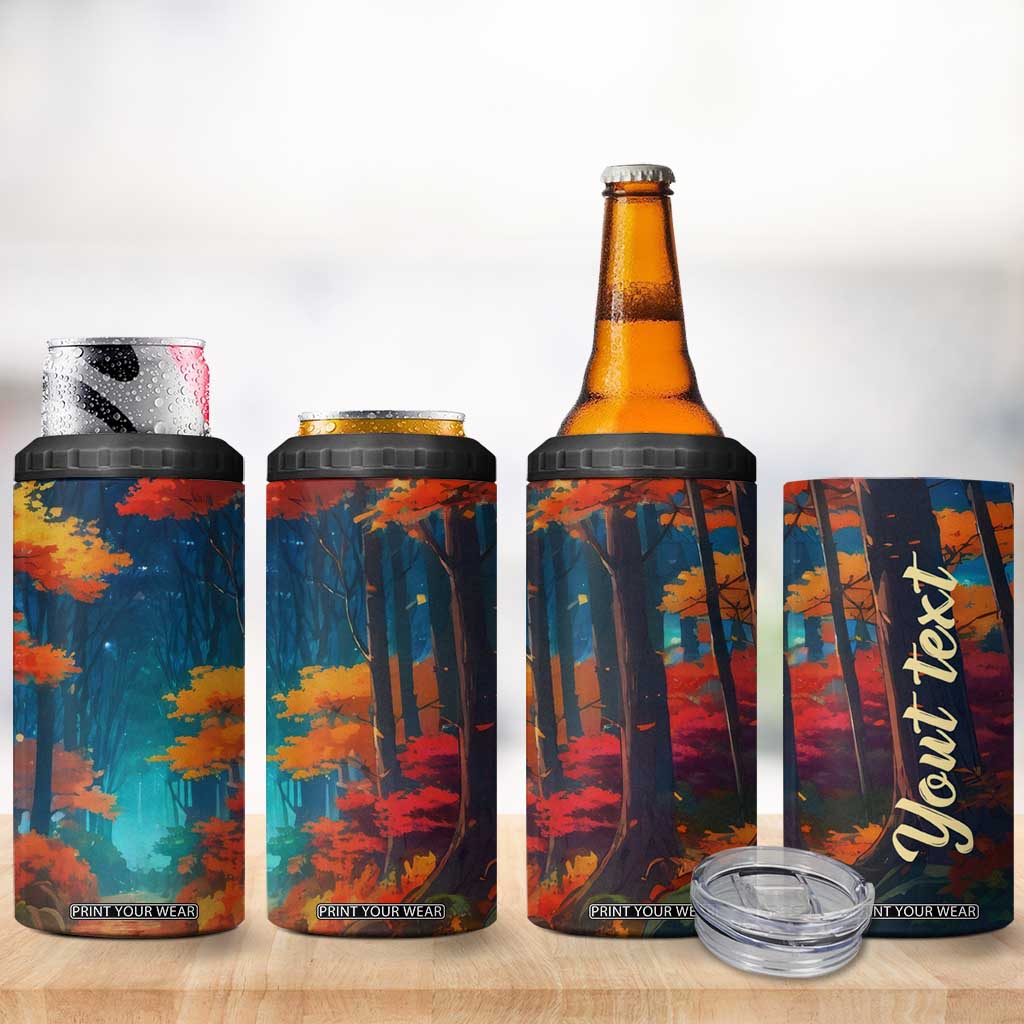 Autumn Road Personalized 4 in 1 Can Cooler Tumbler TS04 Print Your Wear