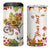 Autumn Pumpkins In The Wheelbarrow Personalized 4 in 1 Can Cooler Tumbler TS04 One Size: 16 oz Multicolor Print Your Wear