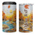 Autumn Leaves Quilling Art Personalized 4 in 1 Can Cooler Tumbler TS04 One Size: 16 oz Multicolor Print Your Wear