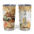 Pumkins Truck - Autumn Leaves Watercolor Personalized Tumbler Cup TS04 Multicolor Print Your Wear