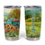 Autumn Sunflower - Pumpkin Truck Personalized Tumbler Cup TS04 Multicolor Print Your Wear