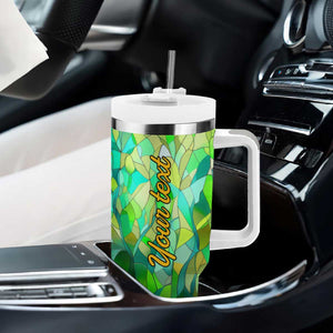 Fox Chrysolite Crystal Mosaic Tumbler With Handle Personalized TS04 Print Your Wear