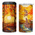 Autumn Leaves Crystal Mosaic Personalized 4 in 1 Can Cooler Tumbler TS04 One Size: 16 oz Multicolor Print Your Wear