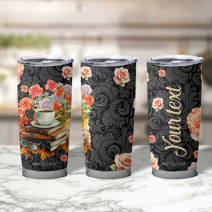 Vintage Books Coffee Tumbler Cup Personalized TS04 Print Your Wear