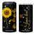 Sunflower Butterfly 4 in 1 Can Cooler Tumbler Personalized TS04 One Size: 16 oz Multicolor Print Your Wear