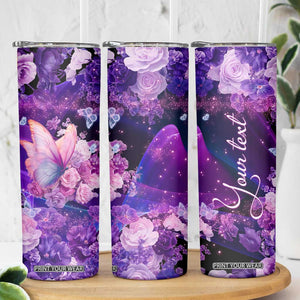 Butterfly Skinny Tumbler Personalized TS04 Print Your Wear