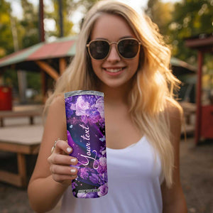 Butterfly Skinny Tumbler Personalized TS04 Print Your Wear