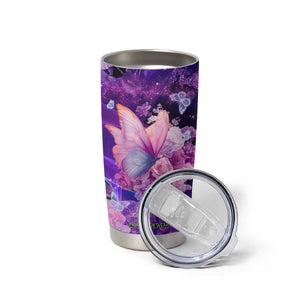 Butterfly Tumbler Cup Personalized TS04 Print Your Wear