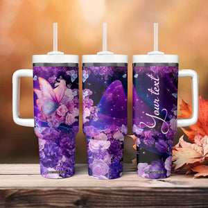 Butterfly Tumbler With Handle Personalized TS04 Print Your Wear