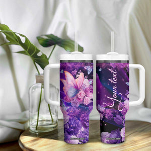 Butterfly Tumbler With Handle Personalized TS04 Print Your Wear