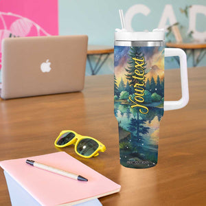 Camping Tent Tumbler With Handle Personalized TS04 Print Your Wear