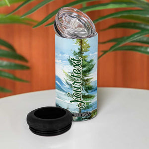 Camping Lover 4 in 1 Can Cooler Tumbler Personalized TS04 Print Your Wear