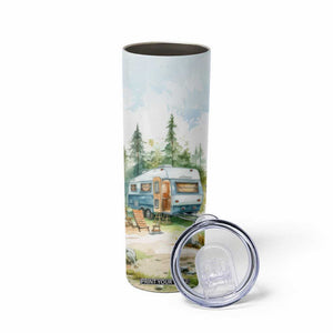 Camping Lover Skinny Tumbler Personalized TS04 Print Your Wear