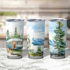 Camping Lover Tumbler Cup Personalized TS04 Print Your Wear