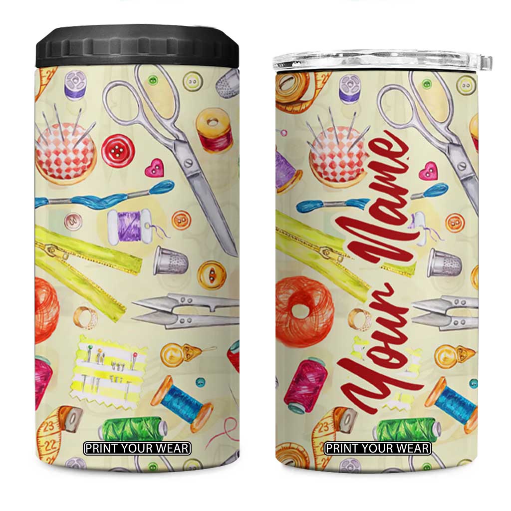 Sewing Kit 4 in 1 Can Cooler Tumbler Personalized TS04 One Size: 16 oz Multicolor Print Your Wear