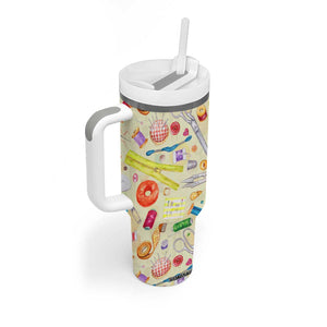 Sewing Kit Tumbler With Handle Personalized TS04 Print Your Wear