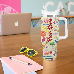 Sewing Kit Tumbler With Handle Personalized TS04 Print Your Wear