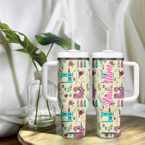 Sewing Pattern Tumbler With Handle Personalized TS04 Print Your Wear