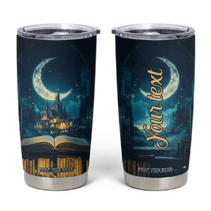Book Opens New World Tumbler Cup Personalized TS04 Multicolor Print Your Wear